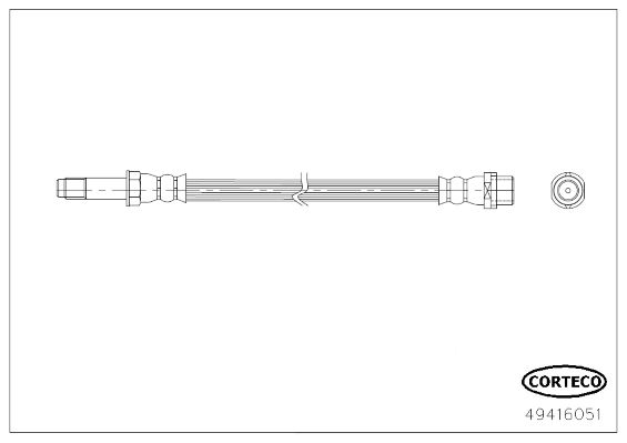 CORTECO 49416051 Brake Hose