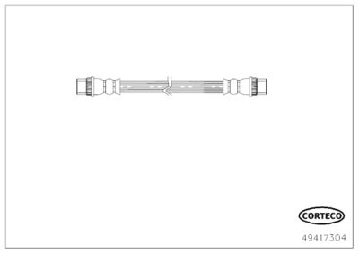 Brake Hose CORTECO 49417304