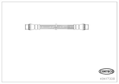 Brake Hose CORTECO 49417308