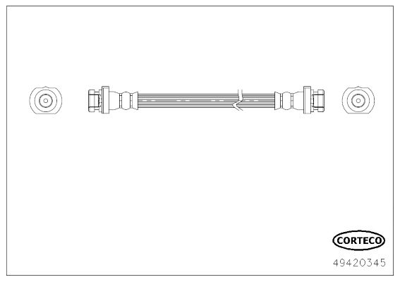 CORTECO 49420345 Brake Hose