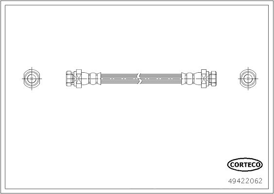 CORTECO 49422062 Brake Hose