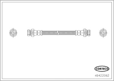 Brake Hose CORTECO 49422062