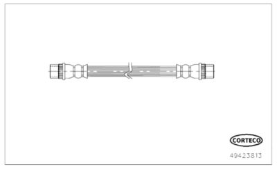 Brake Hose CORTECO 49423813