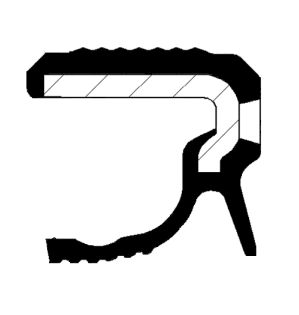 Shaft Seal, crankshaft CORTECO 49425821