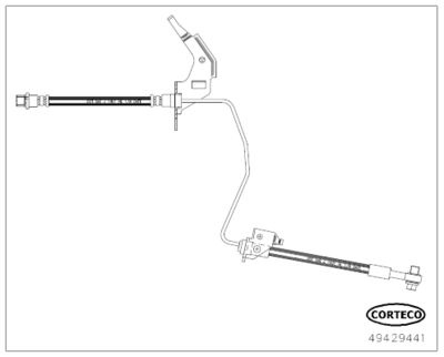 Brake Hose CORTECO 49429441