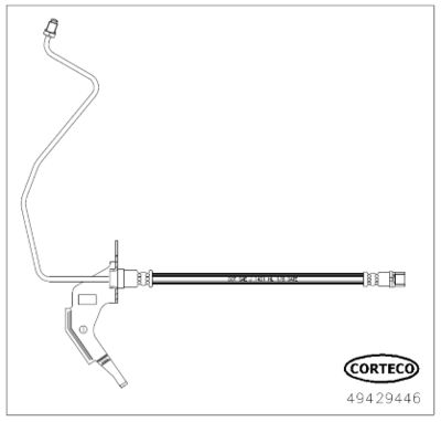 Brake Hose CORTECO 49429446