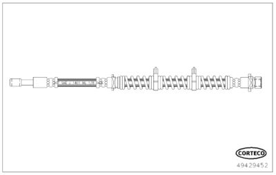 Brake Hose CORTECO 49429452