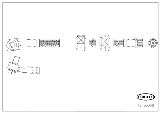 CORTECO 49433359 Brake Hose