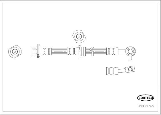 CORTECO 49439745 Brake Hose
