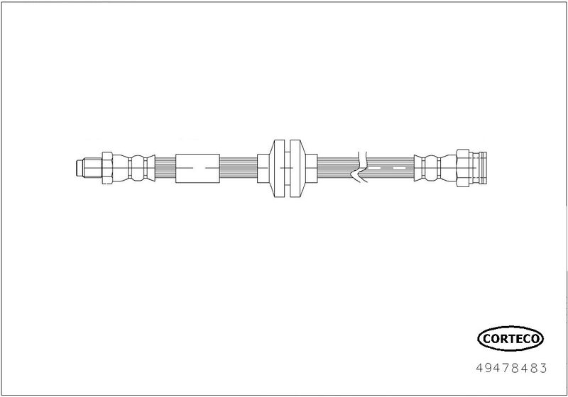 CORTECO 49478483 Brake Hose