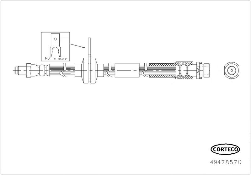 CORTECO 49478570 Brake Hose