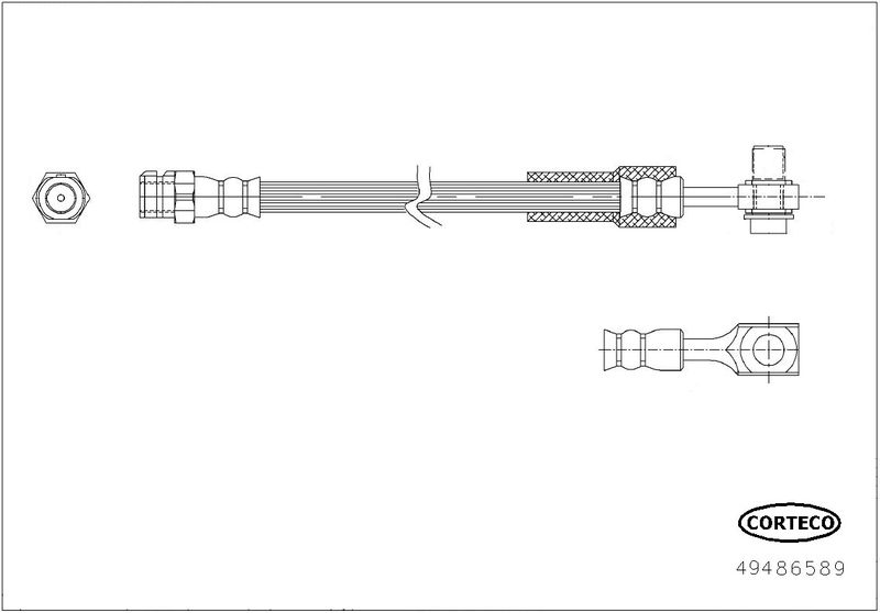 CORTECO 49486589 Brake Hose