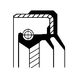 Shaft Seal, differential CORTECO 49490476
