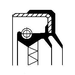 CORTECO 49490546 Shaft Seal, manual transmission