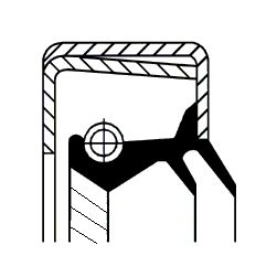 Shaft Seal, differential CORTECO 49498452