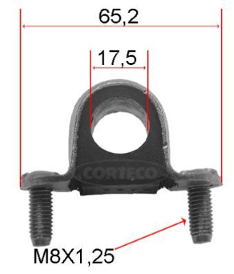 Mounting, stabiliser bar CORTECO 80000017