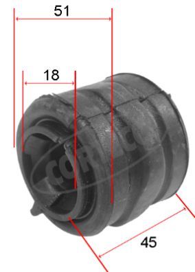 Mounting, stabiliser bar CORTECO 80000096