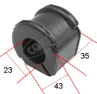 Mounting, stabiliser bar CORTECO 80000133