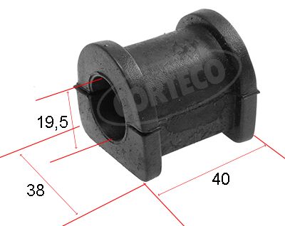 CORTECO 80000510 Mounting, stabiliser bar