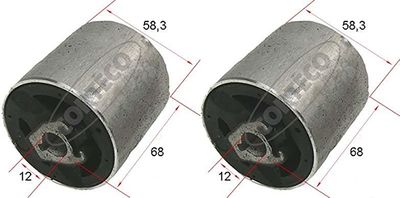 Repair Kit, control arm CORTECO 80000881