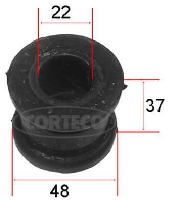 CORTECO 80001169 Mounting, stabiliser bar