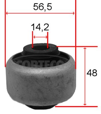 CORTECO 80001541 Mounting, control/trailing arm