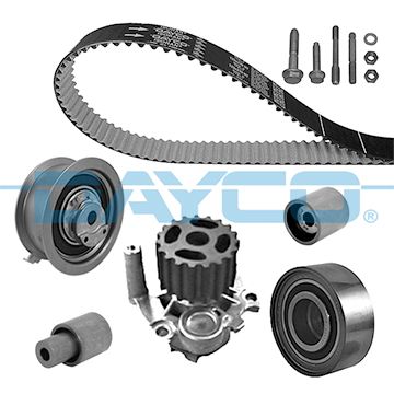 Water Pump & Timing Belt Kit DAYCO KTBWP3601