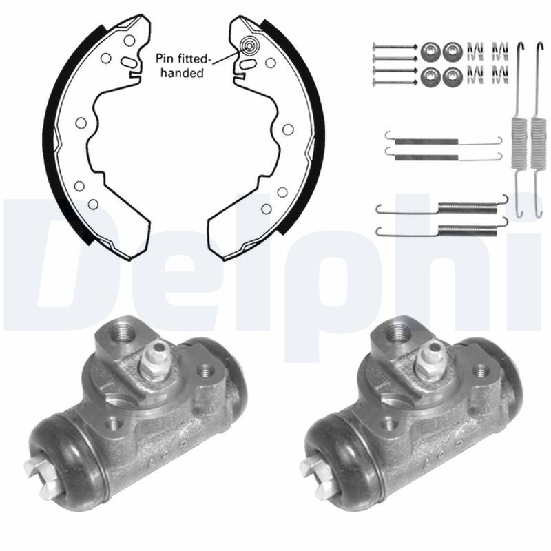 DELPHI 1051 Brake Shoe Set