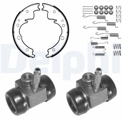 Brake Shoe Set DELPHI 1076