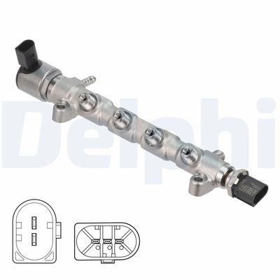 Distributor Pipe, fuel DELPHI 28387789