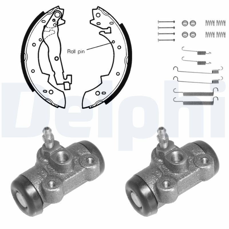 DELPHI 632 Brake Shoe Set