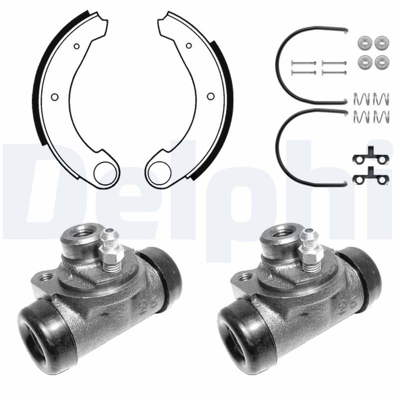 DELPHI 639 Brake Shoe Set