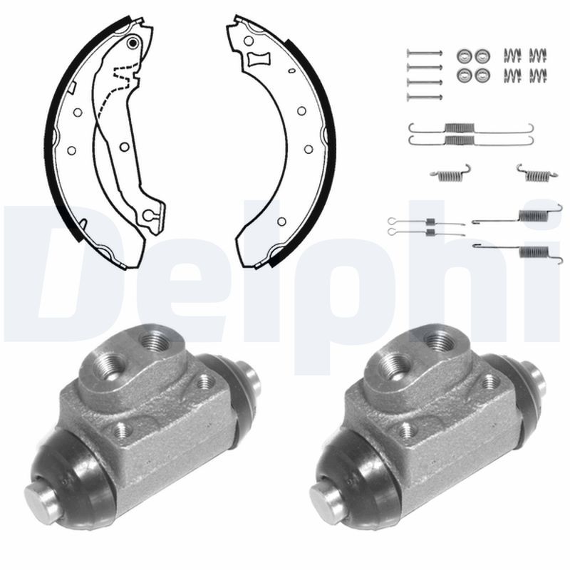 DELPHI 738 Brake Shoe Set