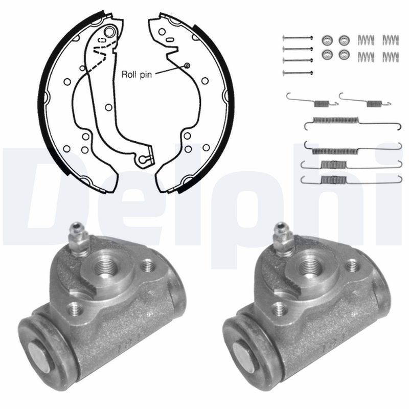 DELPHI 757 Brake Shoe Set