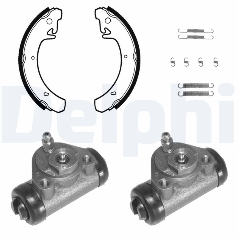 DELPHI 762 Brake Shoe Set