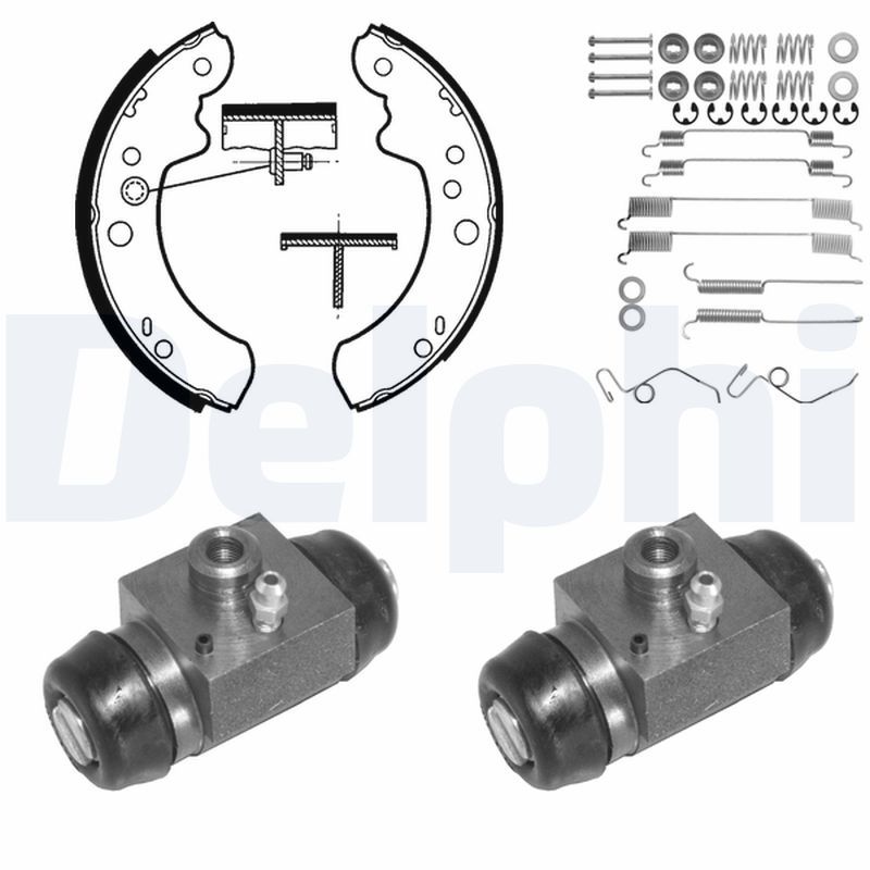 DELPHI 799 Brake Shoe Set