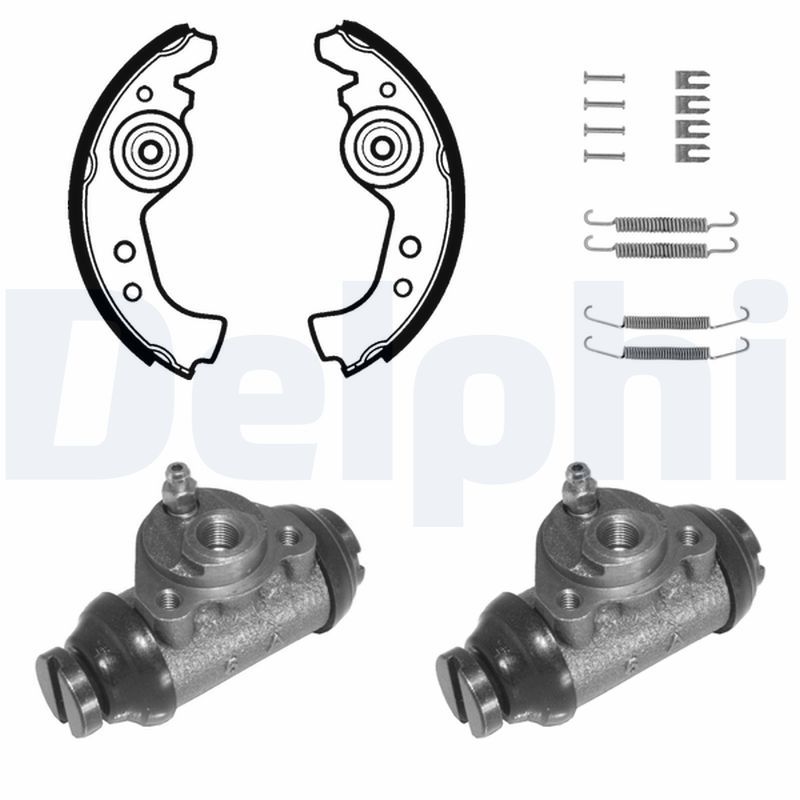 DELPHI 889 Brake Shoe Set