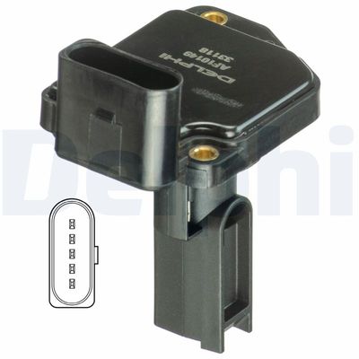 Mass Air Flow Sensor DELPHI AF10149-11B1