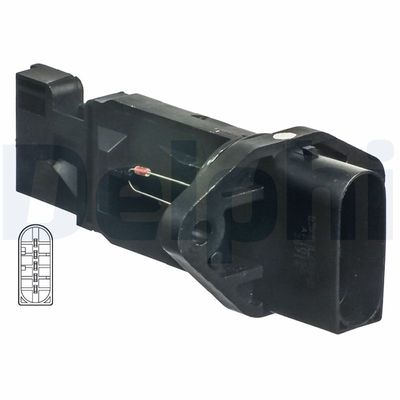 Mass Air Flow Sensor DELPHI AF10158-12B1