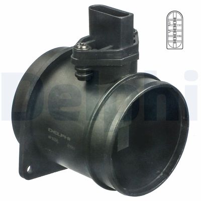 Mass Air Flow Sensor DELPHI AF10257-12B1