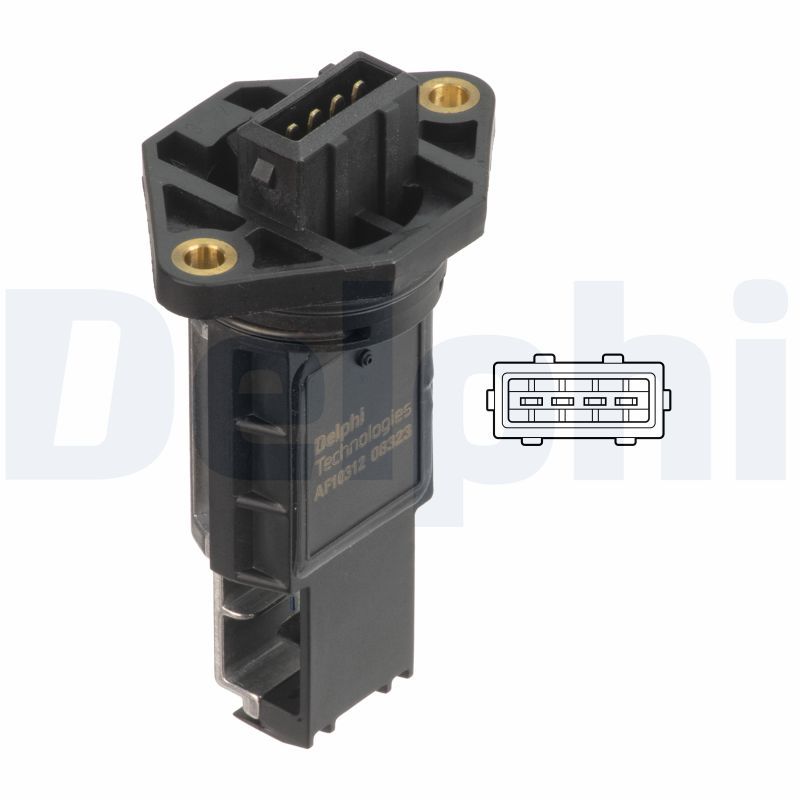 DELPHI AF10312-12B1 Mass Air Flow Sensor