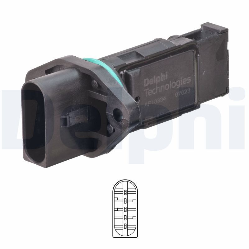 DELPHI AF10334-12B1 Mass Air Flow Sensor