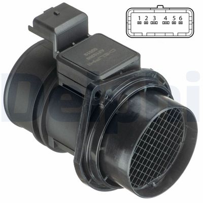 Mass Air Flow Sensor DELPHI AF10369-12B1
