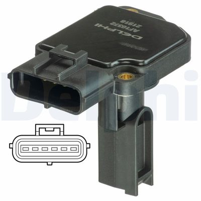 Mass Air Flow Sensor DELPHI AF10372-12B1