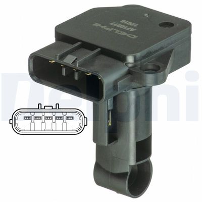 Mass Air Flow Sensor DELPHI AF10377-12B1