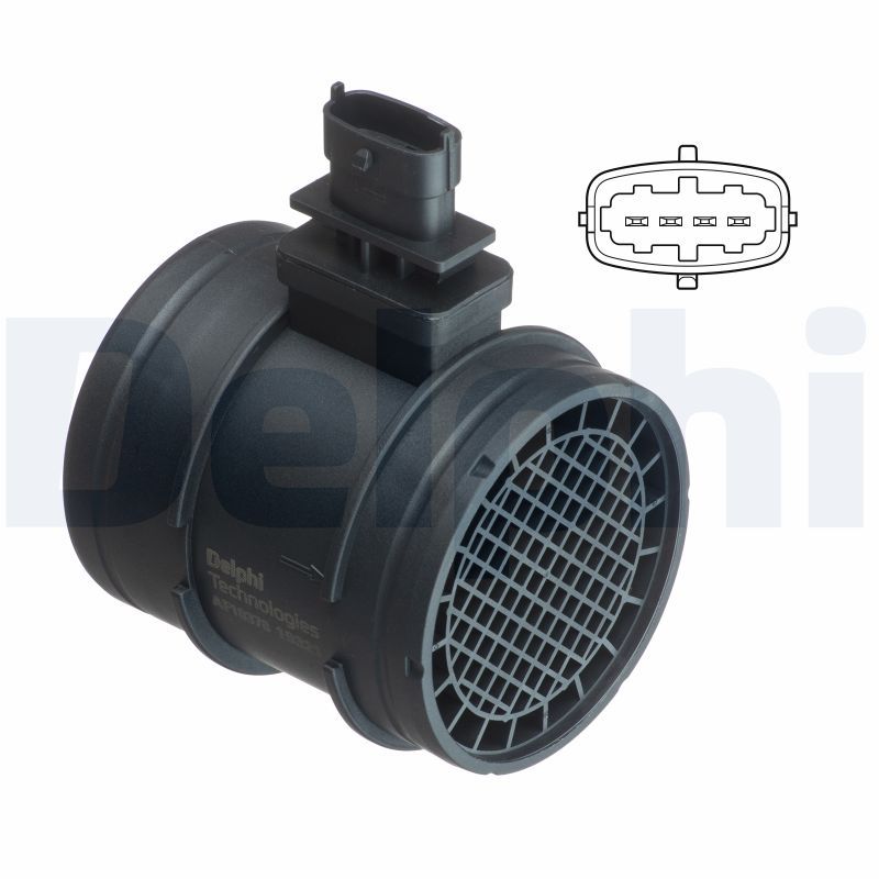 DELPHI AF10378-12B1 Mass Air Flow Sensor