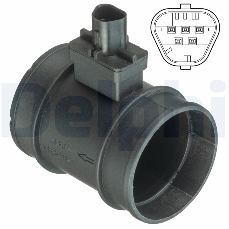 DELPHI AF10398-12B1 Mass Air Flow Sensor