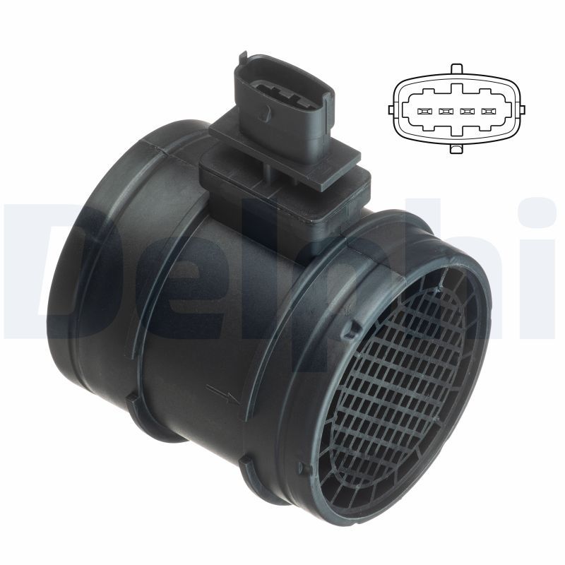 DELPHI AF10402-12B1 Mass Air Flow Sensor
