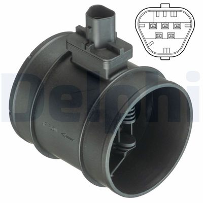 Mass Air Flow Sensor DELPHI AF10410-12B1