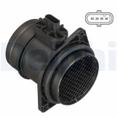 Mass Air Flow Sensor DELPHI AF10418-12B1